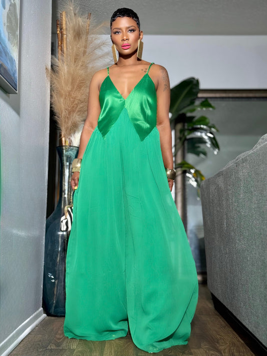 FD Mali Green Jumpsuit
