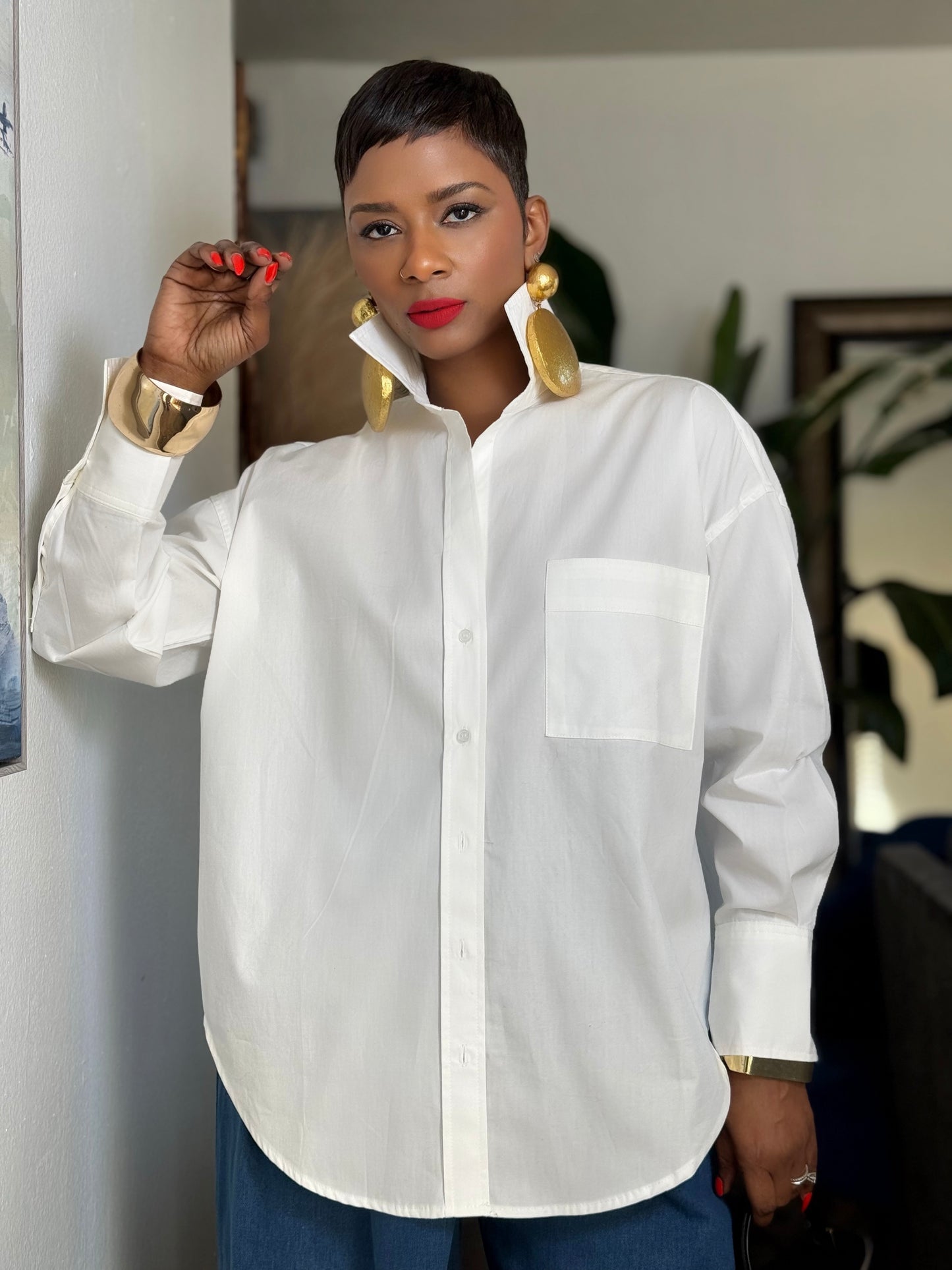 Rosemere White Top (Available in 2X)