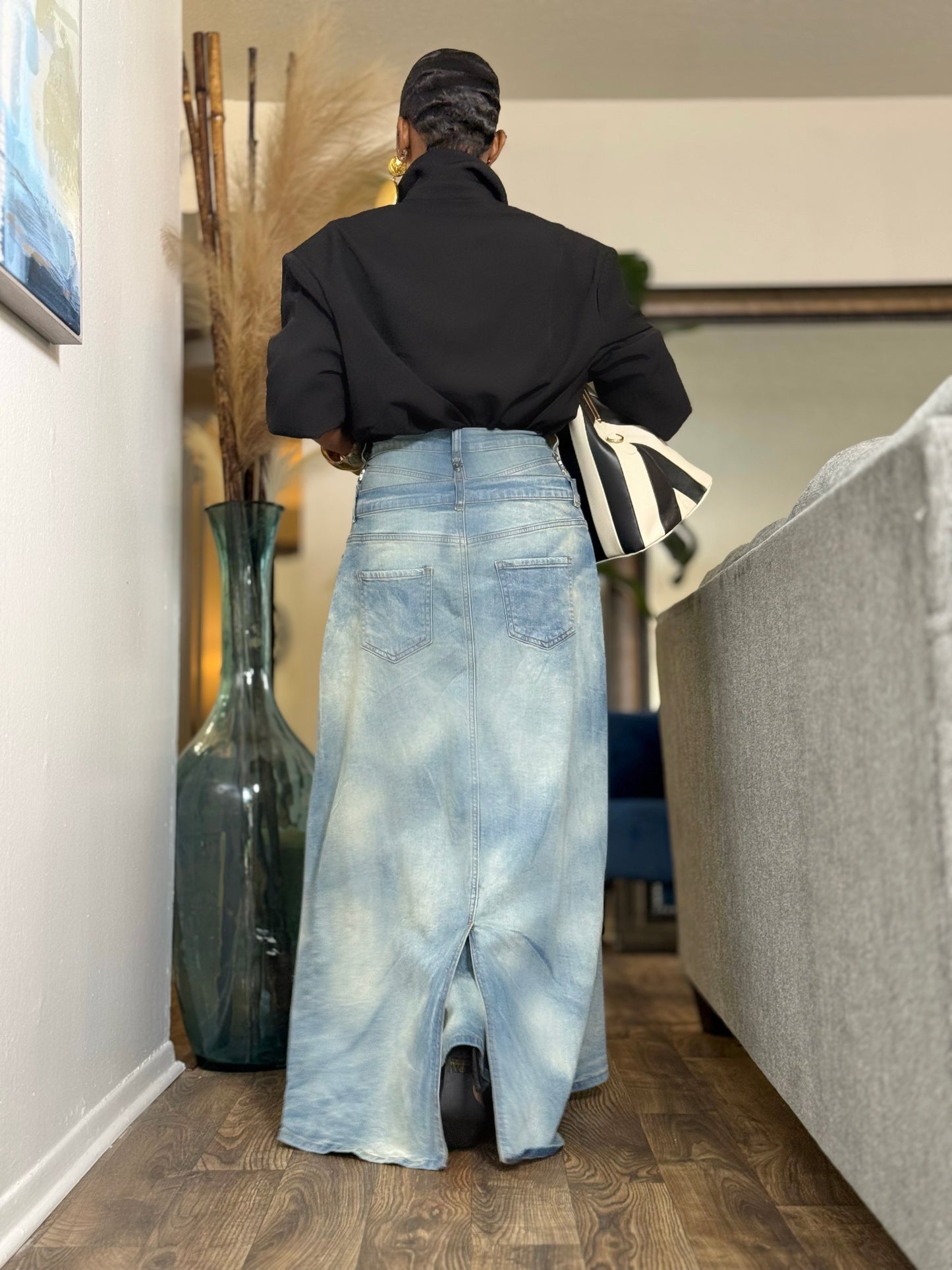 YAS EDIT The PORTO Statement Denim (Available in XL)