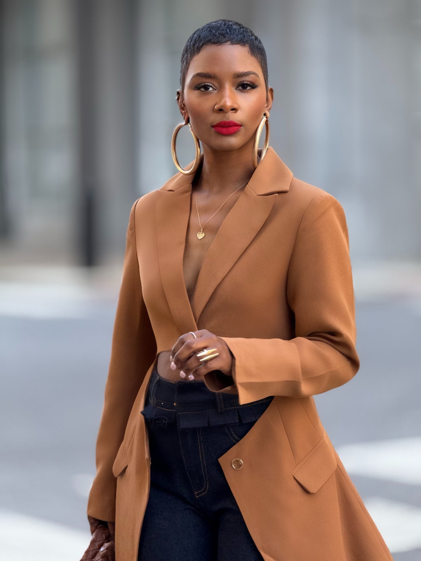 Pecan Kandace Blazer
