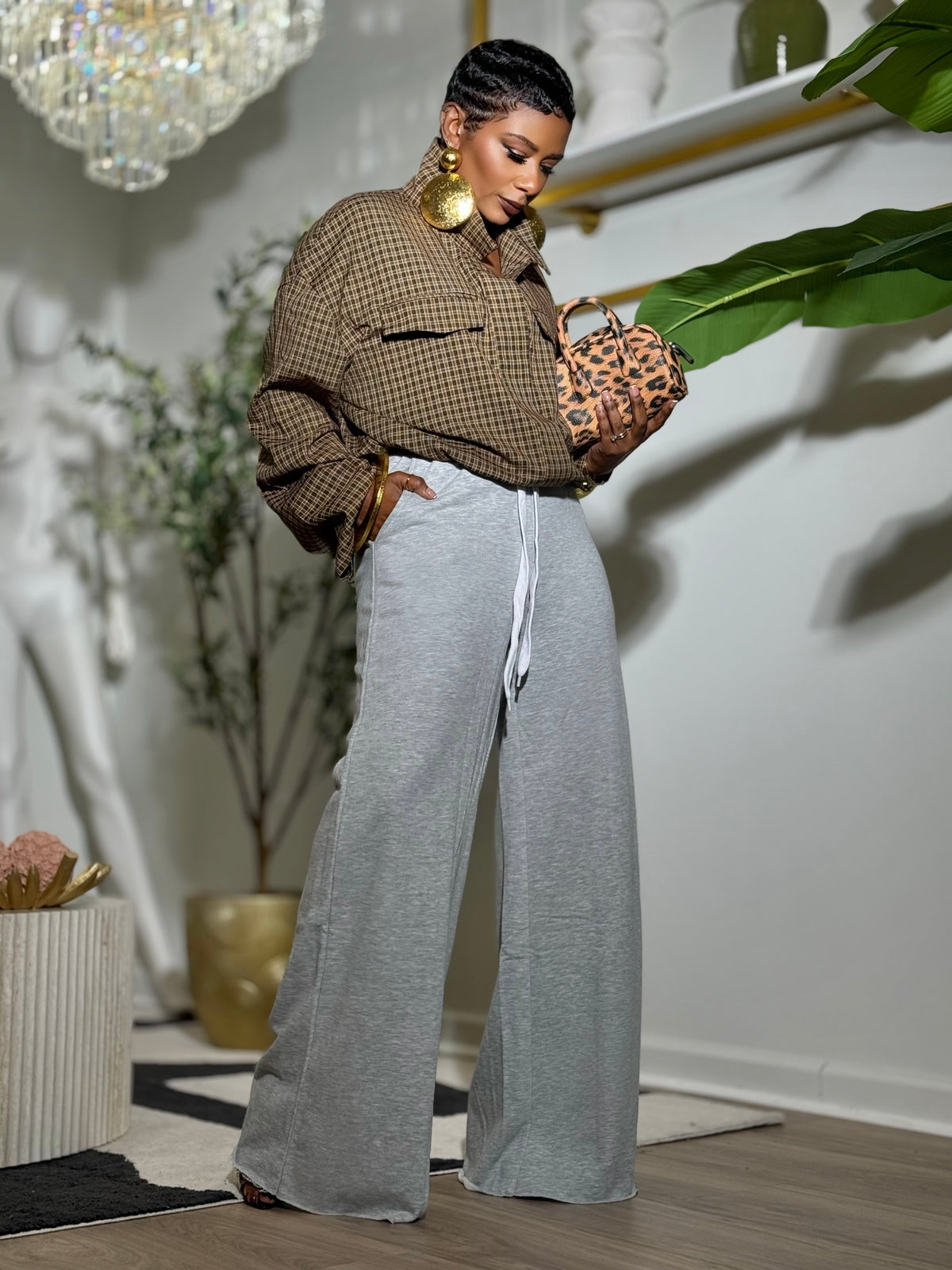 Patrice Slate Jogger Pant (Available in 3X)