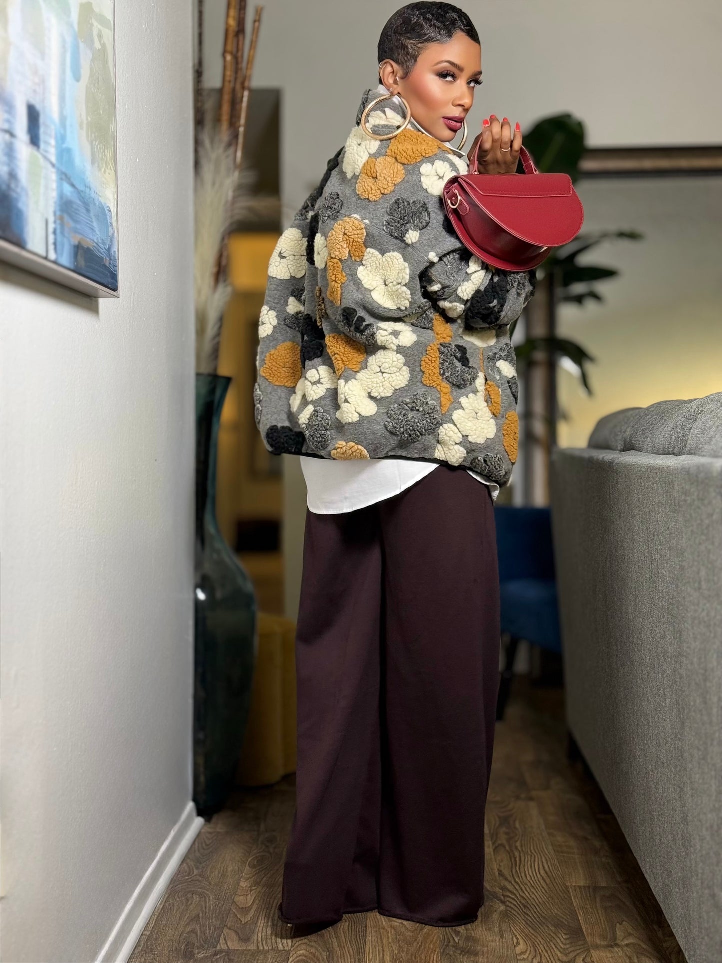 Nia Floral Jacket (Available in 3X)