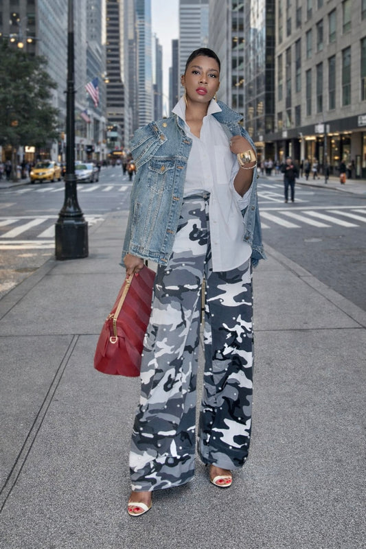 B|W Hampstead Embellished Utility Pant (Available in 3XL)