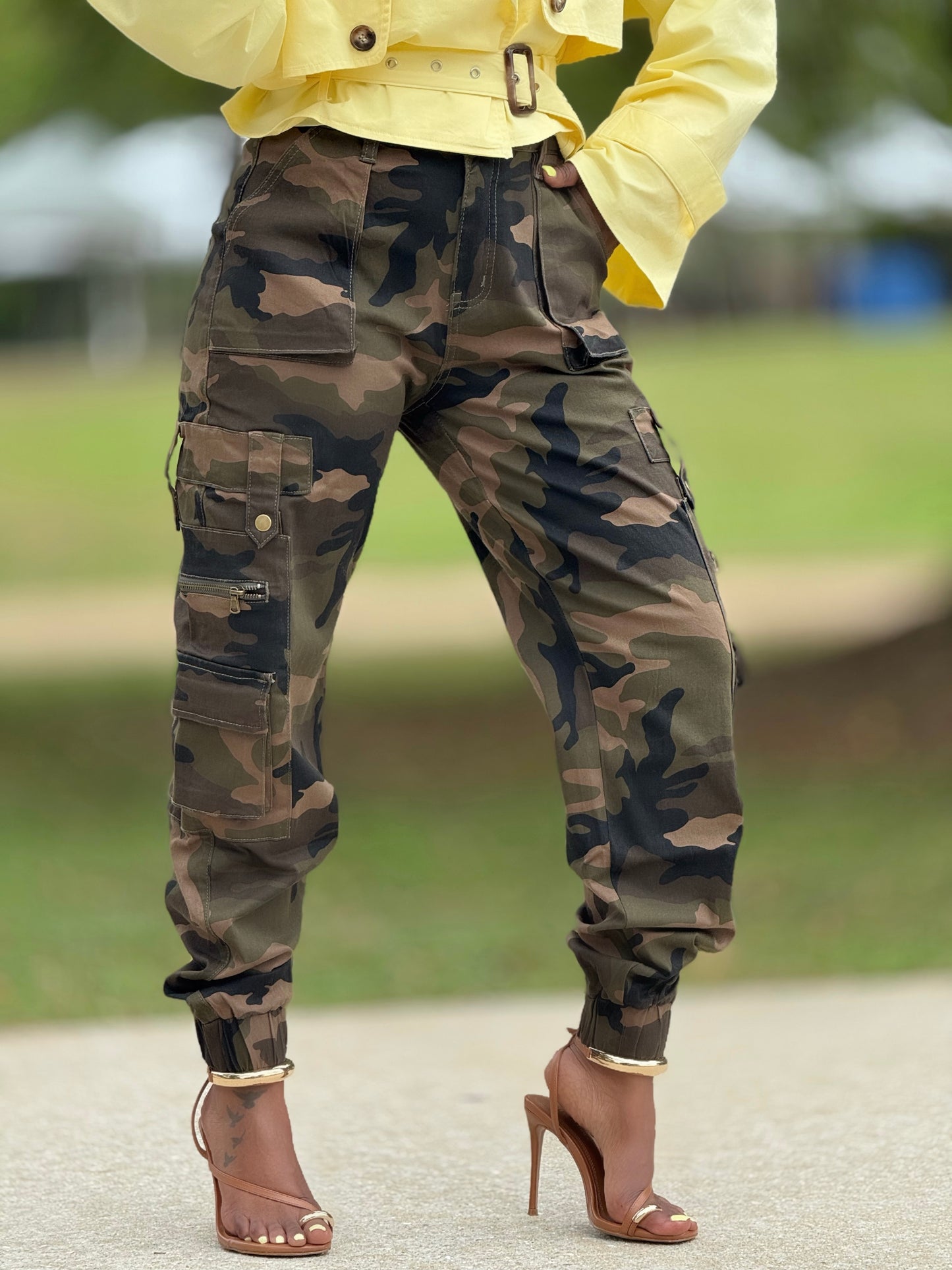 Camo Fame Cargo Pant (Available in 3X)