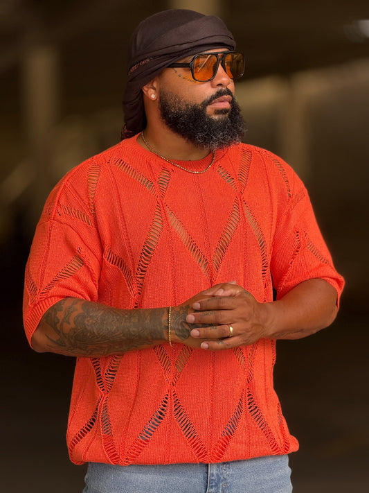 JH Orange Valencia Knit (Available in XL)