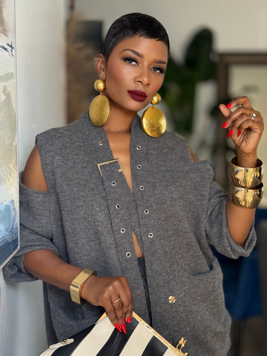 Halston Statement Cardigan (One size up to 14)