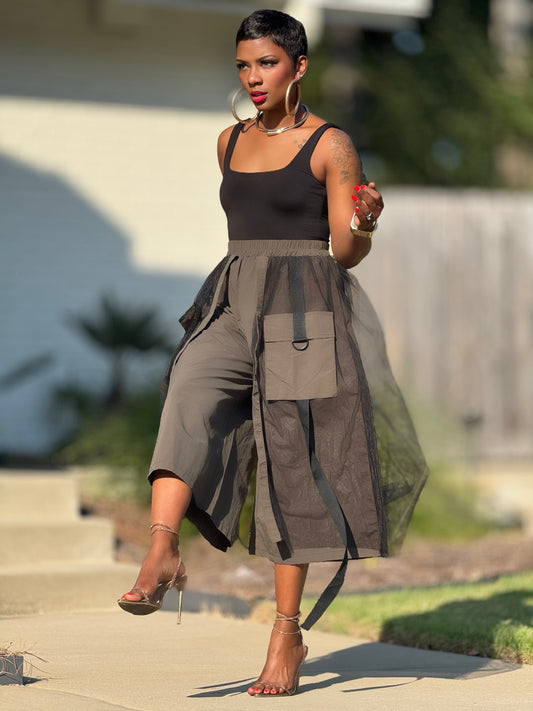 Camden Cargo Tulle Culottes (One size up to 12)
