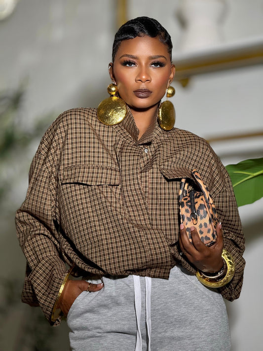 Riga Plaid Shirt (One size up to 14)