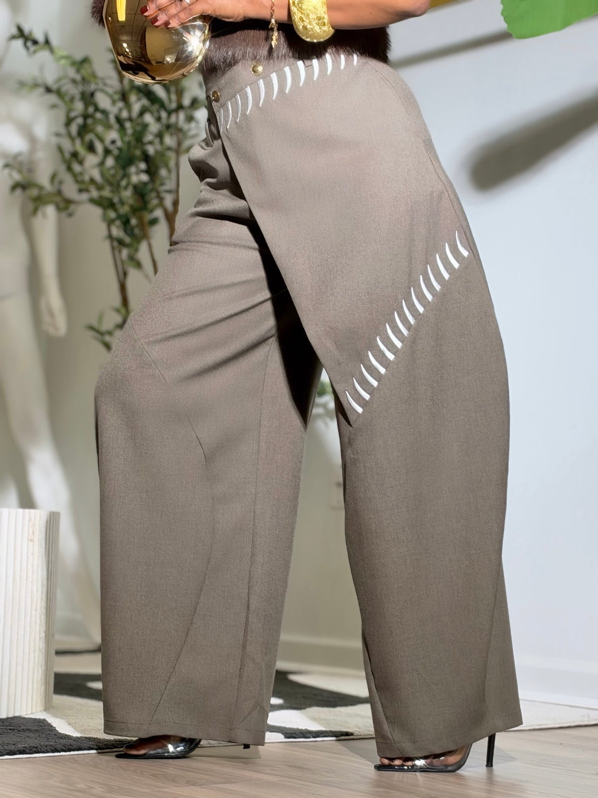 The Avant-Garde Wide Leg Trousers