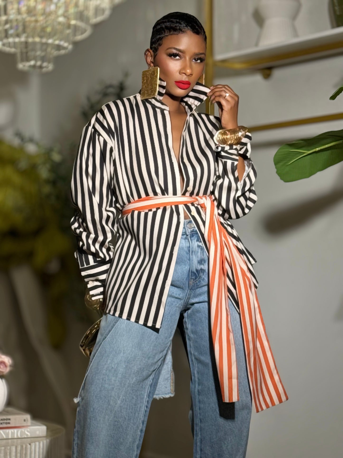 The Davenport Statement Blouse