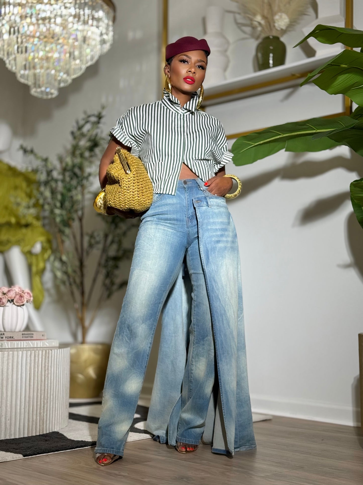 YAS EDIT The PORTO Statement Denim