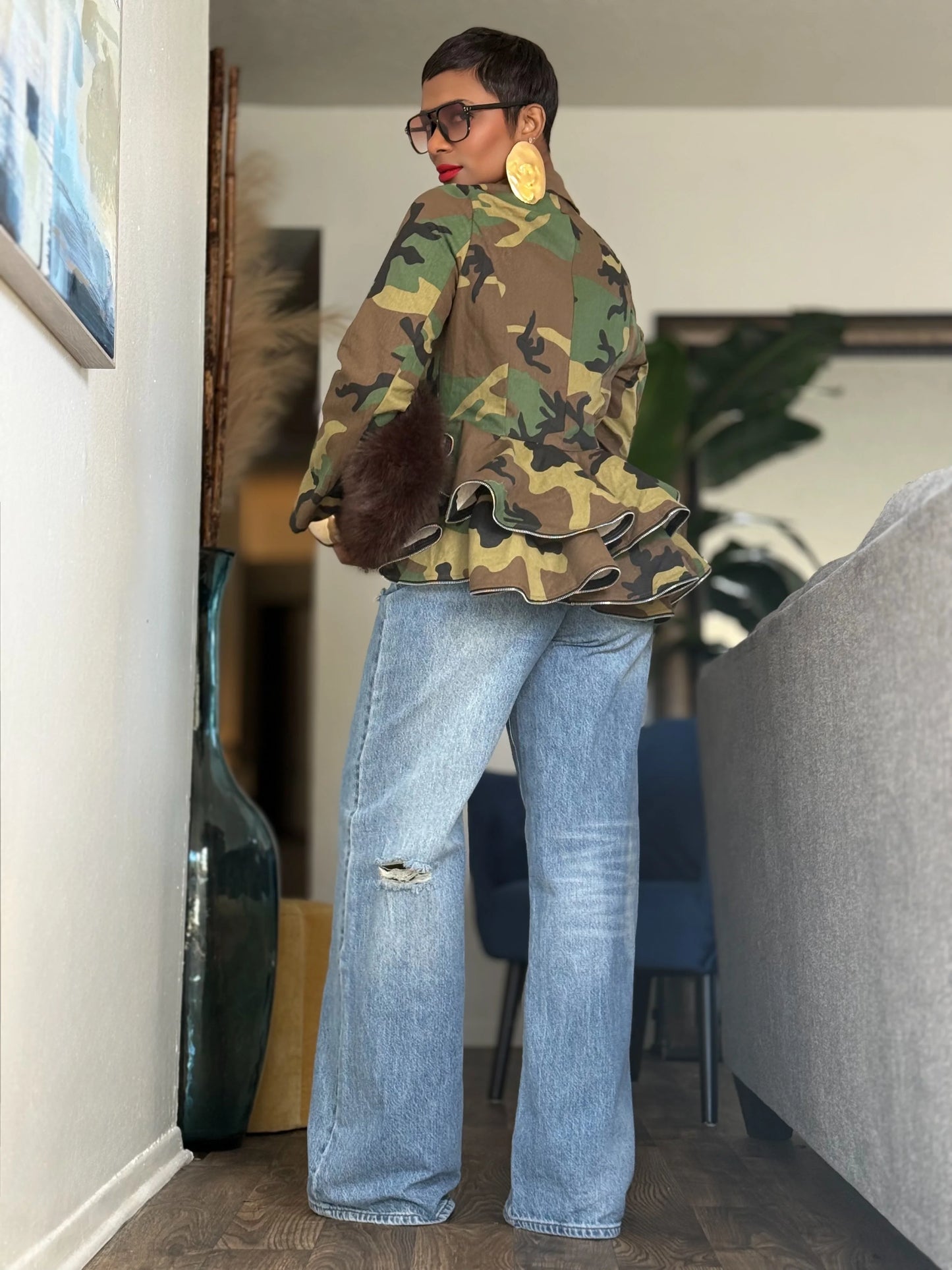 Ziro Camo Jacket (Available in XXL)