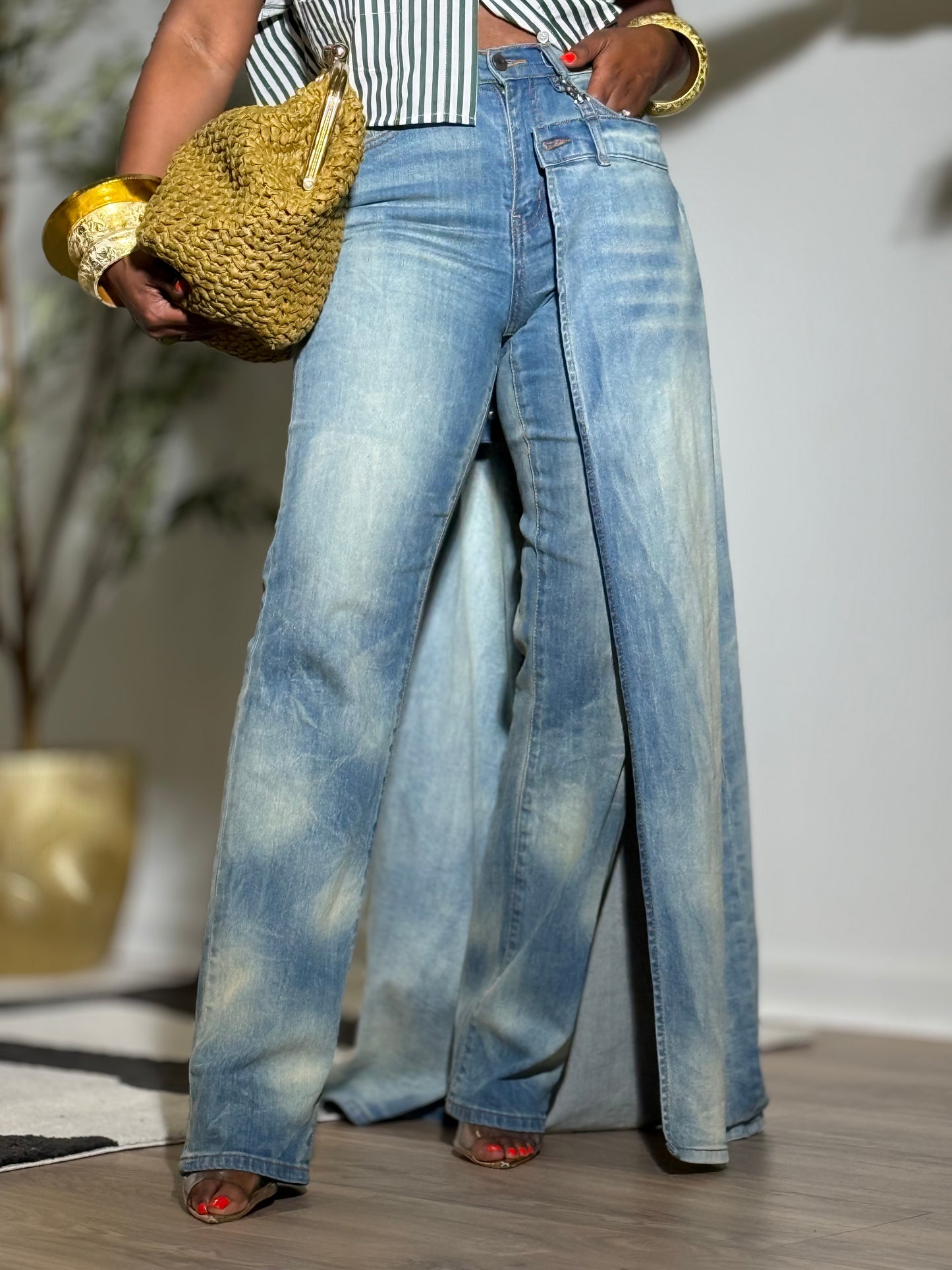 YAS EDIT The PORTO Statement Denim