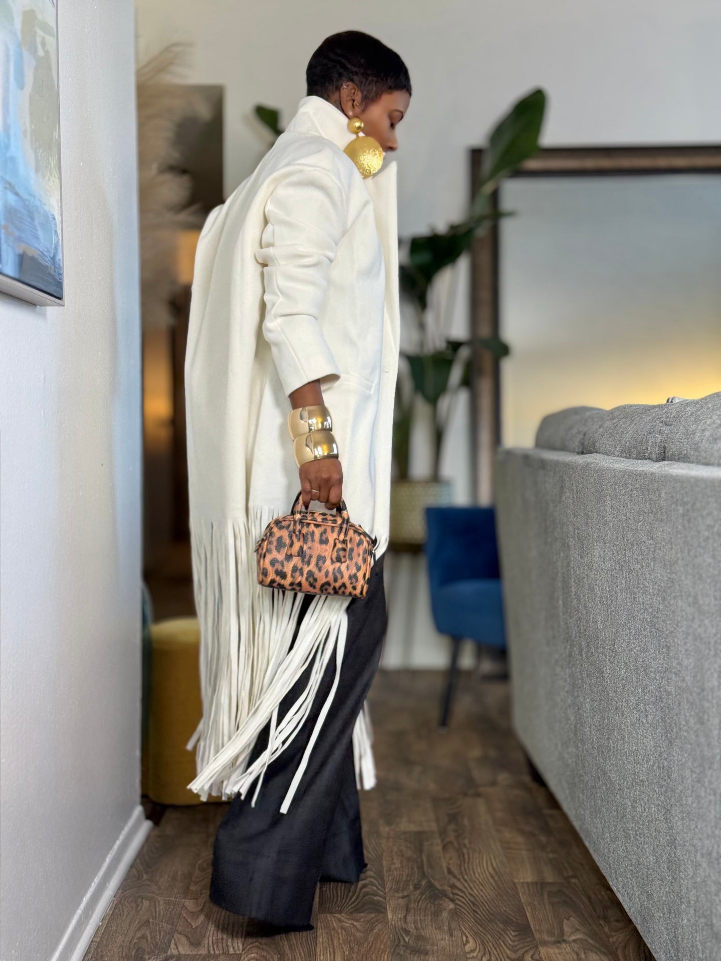 YAS EDIT Windsor Cream Coat