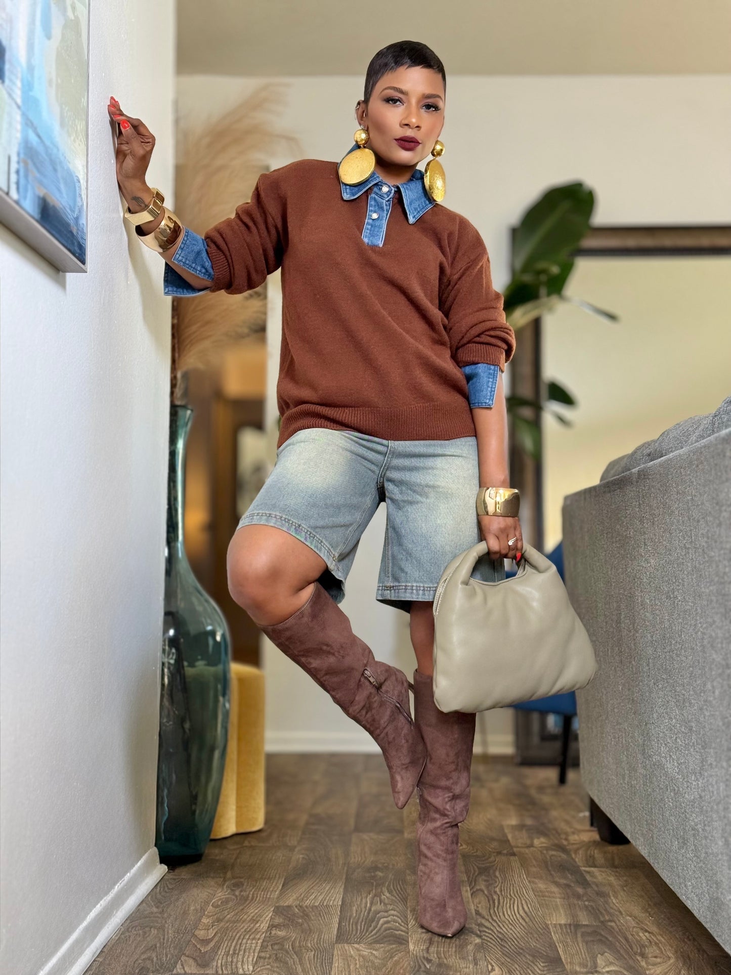 Siena YAS Sweater (One size up to 8/10)