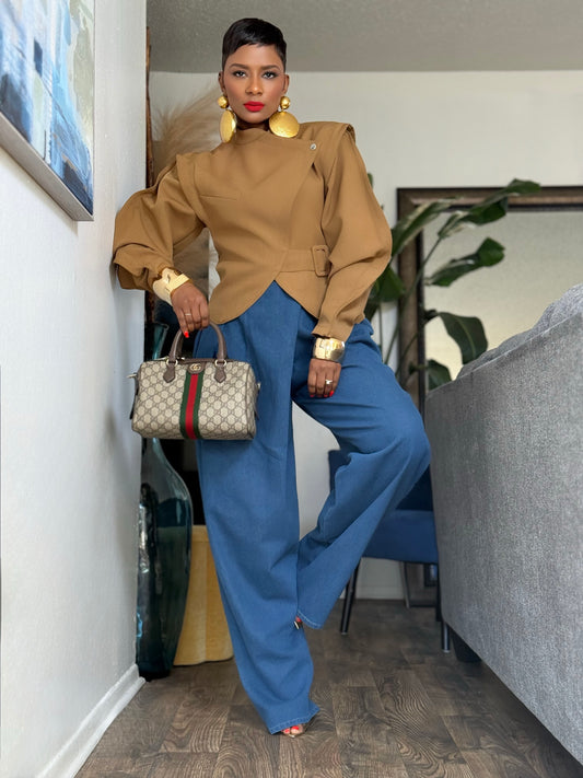 YAS EDIT The Belgravia Sculpted Jacket