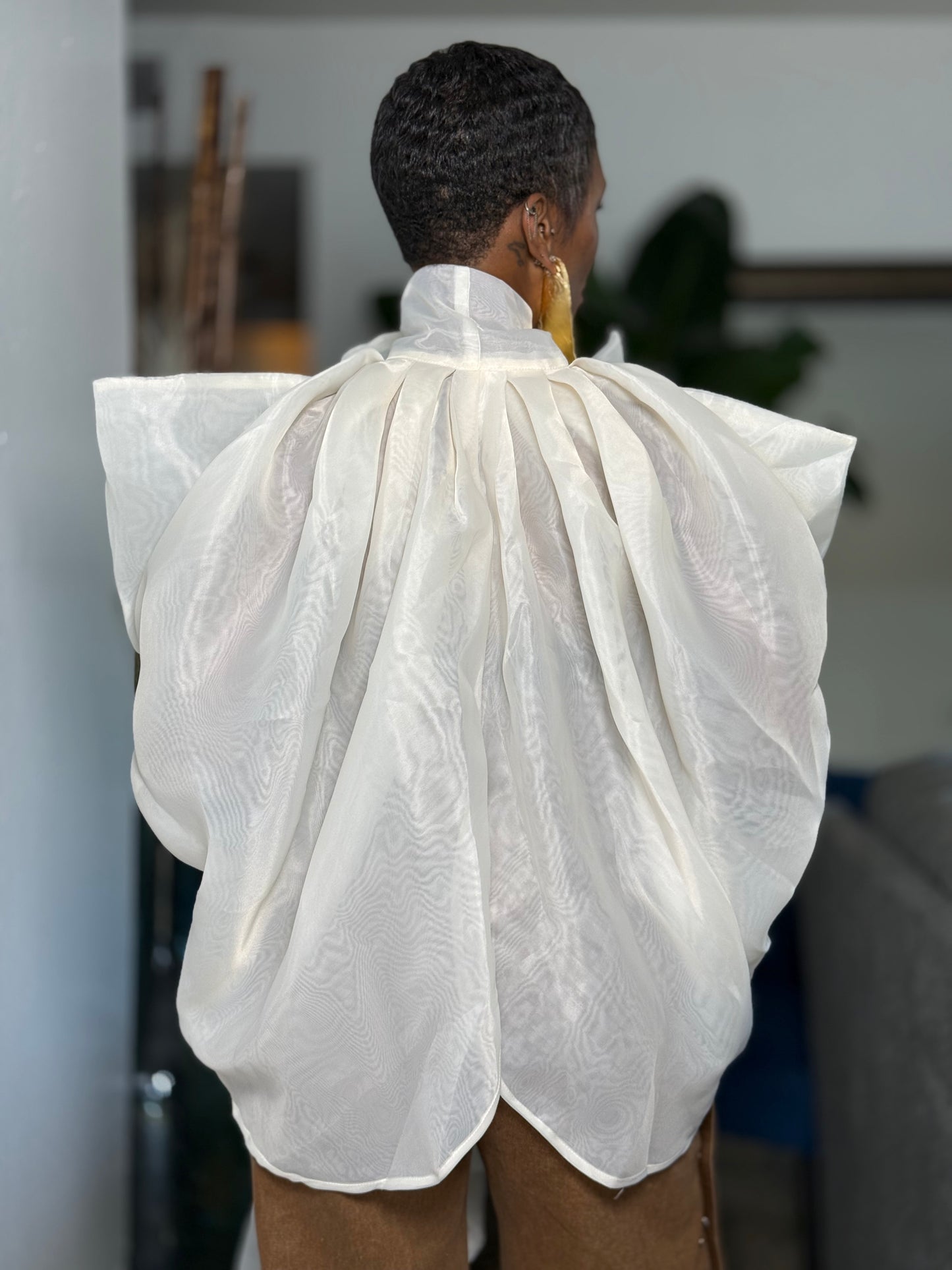 YAS EDIT Ivory Enchanté Blouse
