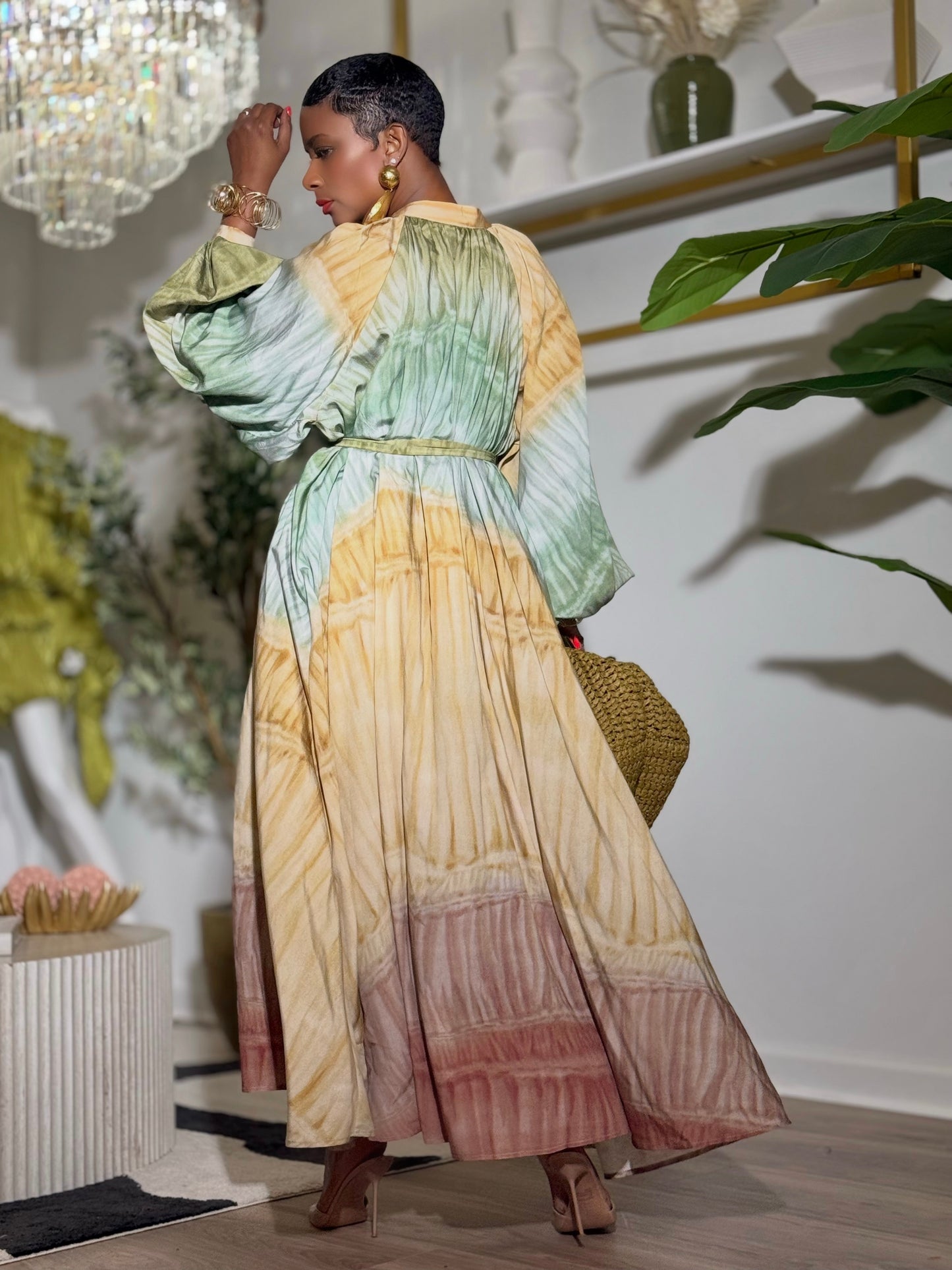 The Gilded Garden Maxi (One size up to 14)
