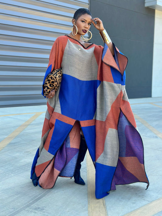 Bold Poncho (One size up to 16)