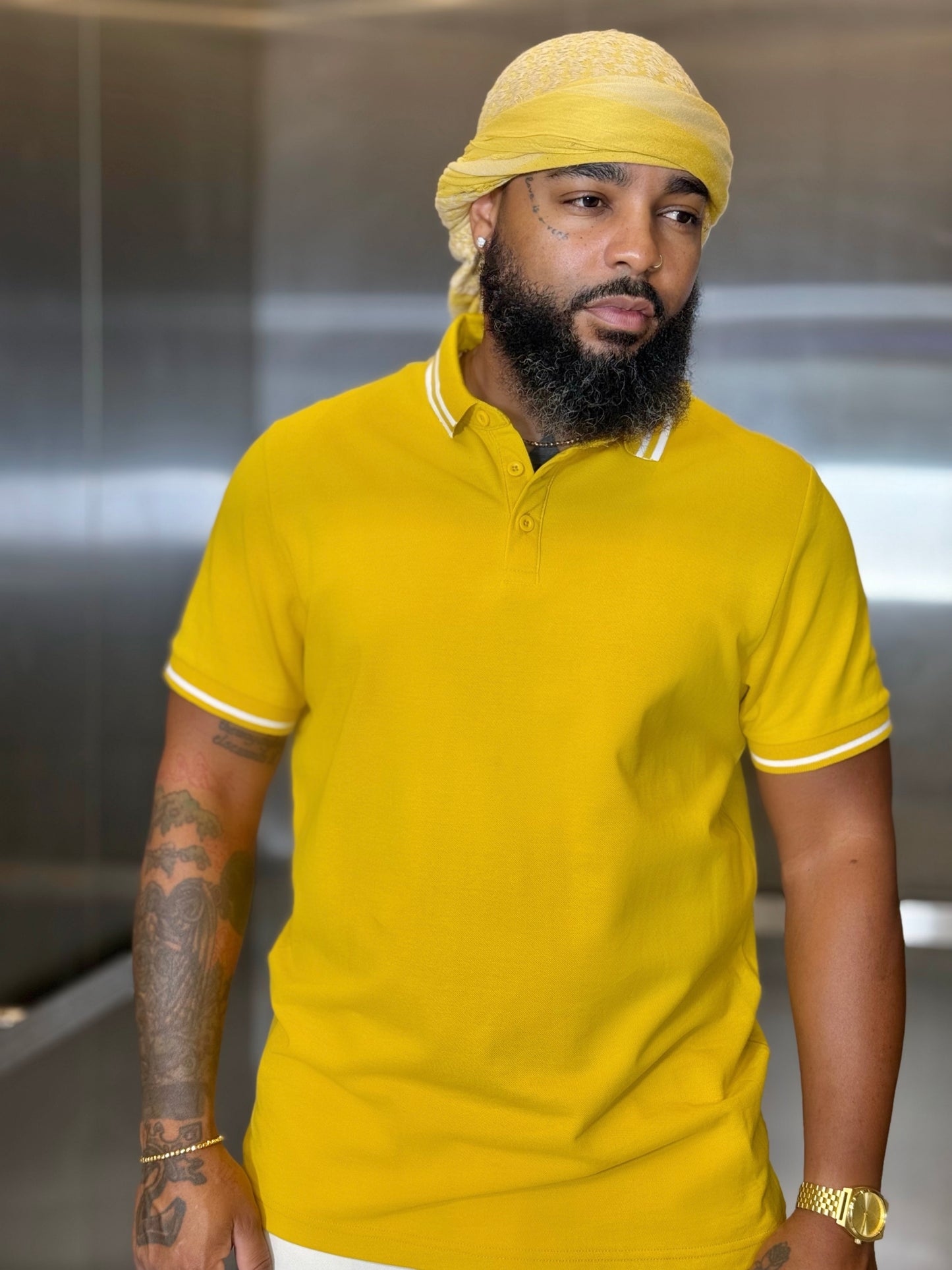 JH Citrine Charm Polo (Available in XXXL)