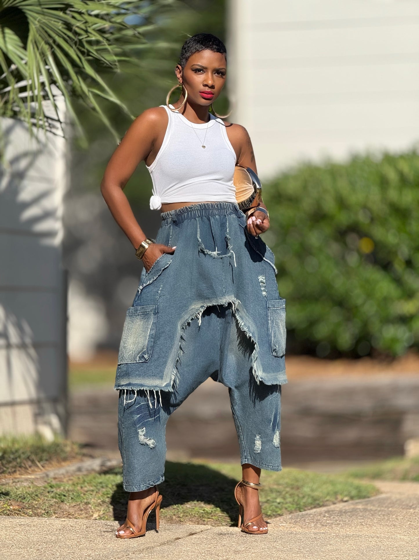 Dion Harem Denim (One size up to 14)