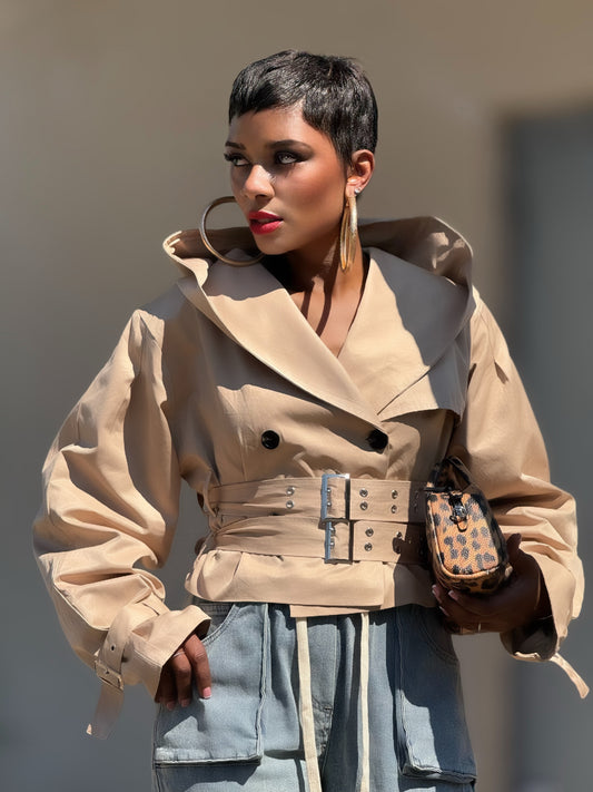 YAS EDIT Miyako Khaki Trench