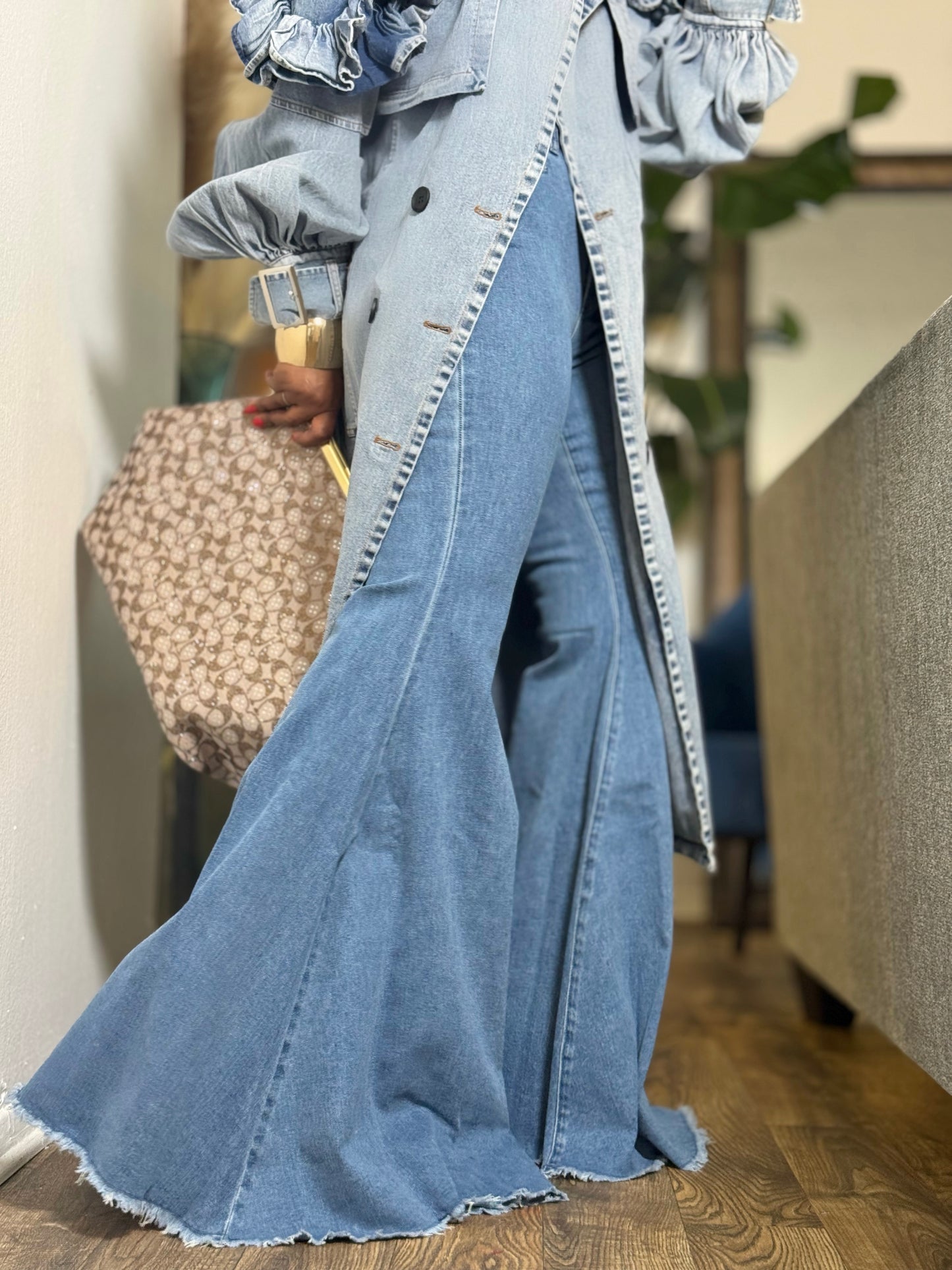 The Savoy Flare Denim (Available in size 13)