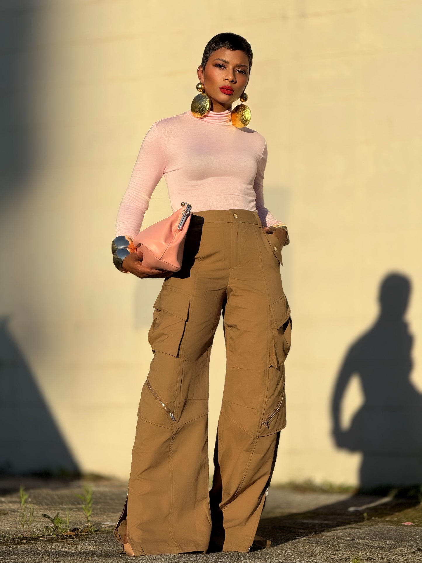 Candice Zipper Trousers