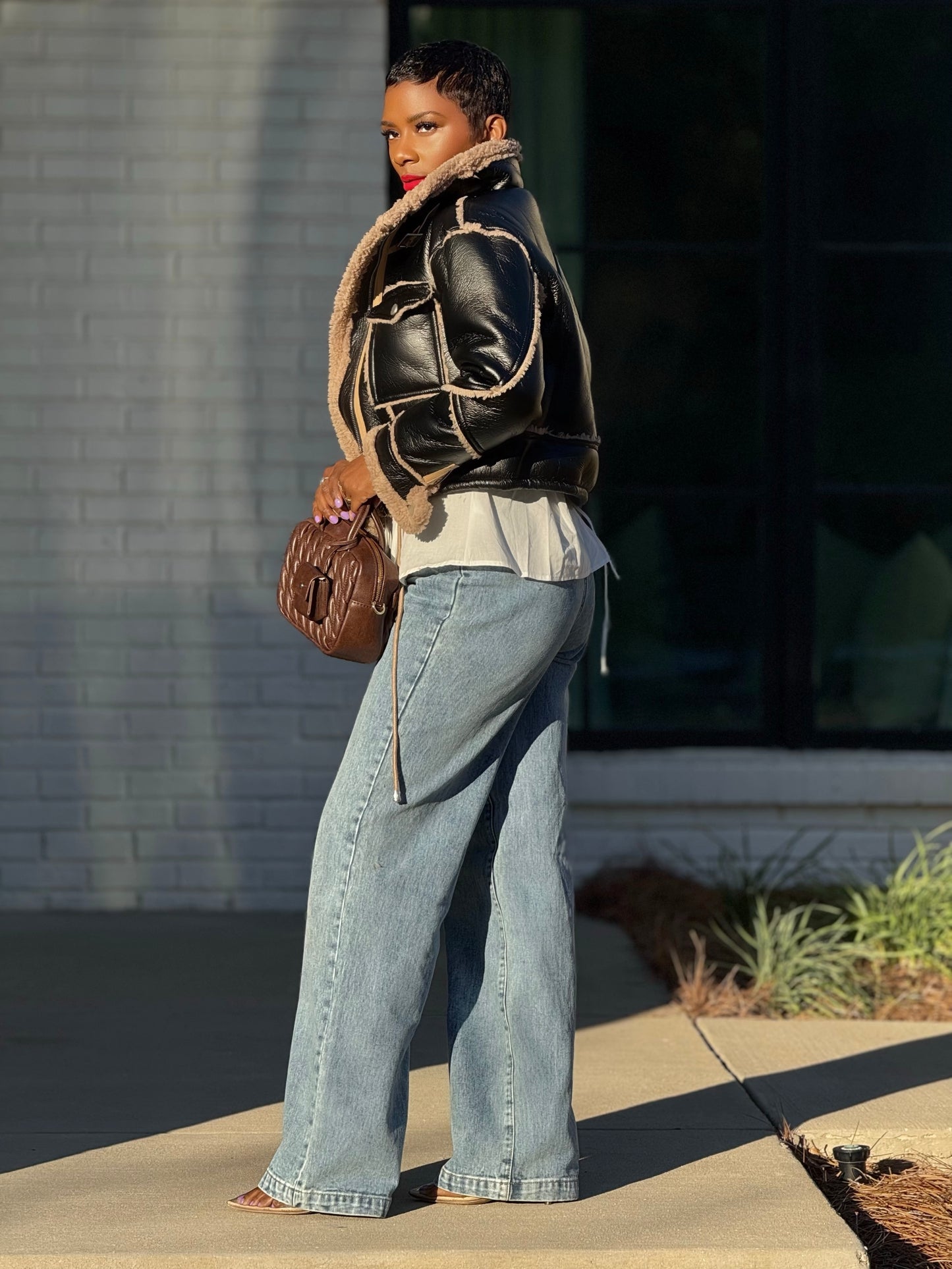 JH Moto Brown Jacket (Available in XL)