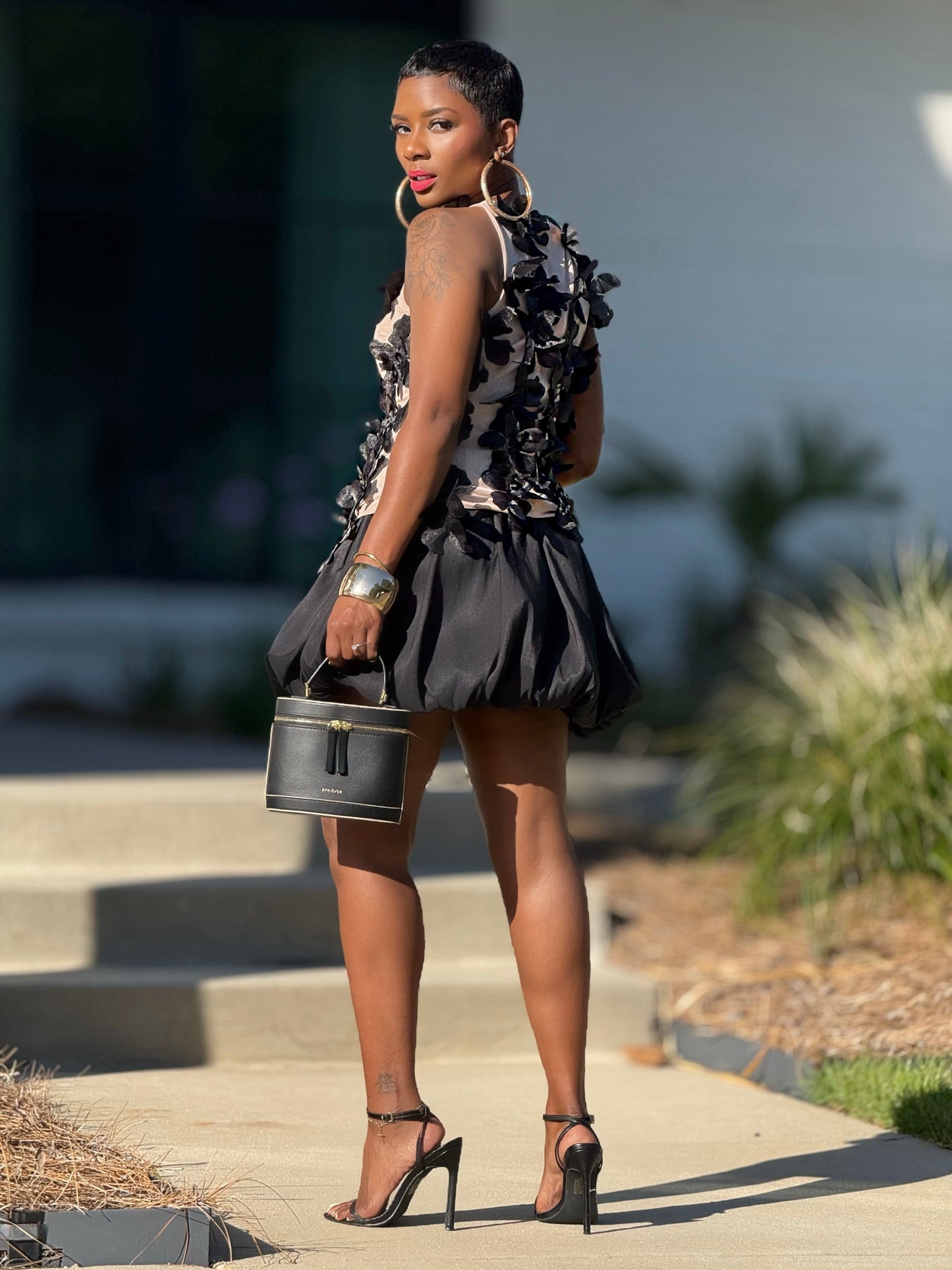 YAS EDIT Riviera Floral Top & Skirt Set