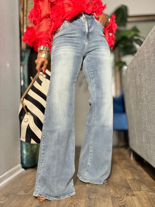 Carlisle Flare Denim (Available in 18+)