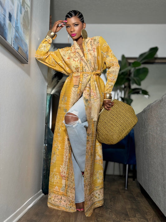 Atlas Drape Trench (One size up to 14)