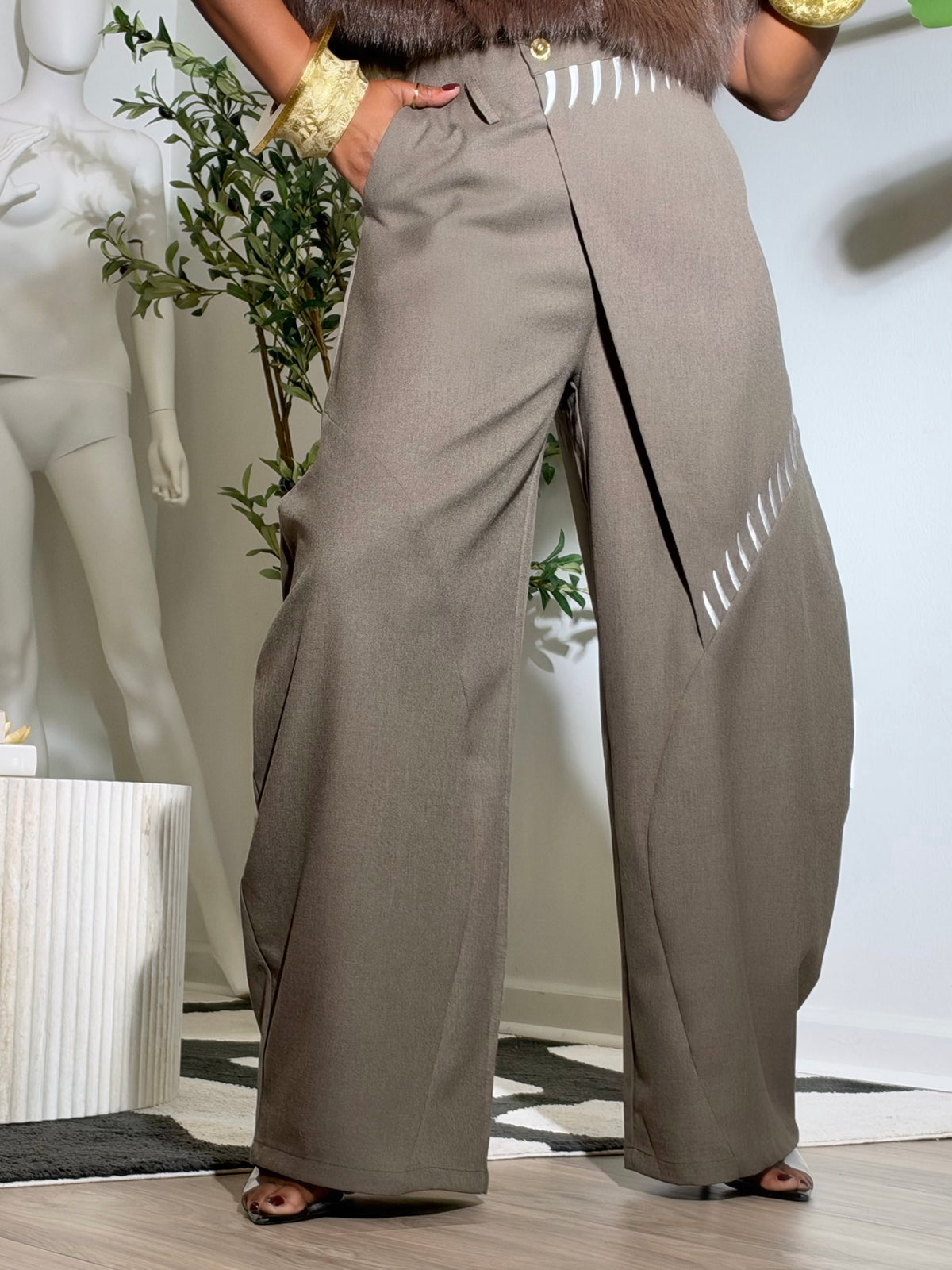 The Avant-Garde Wide Leg Trousers