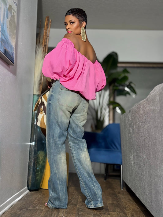 The Blush Modena Top (Available in 3X)