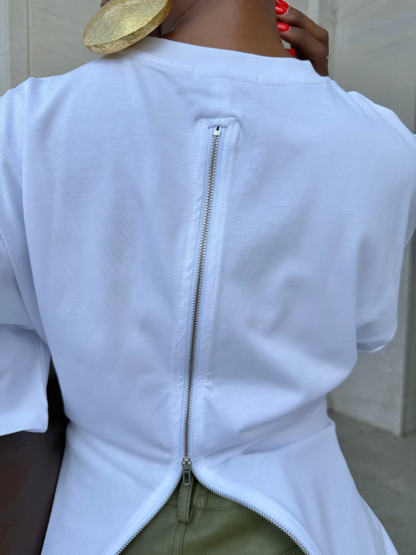 Sloane Verde White Top (Available in 2X)