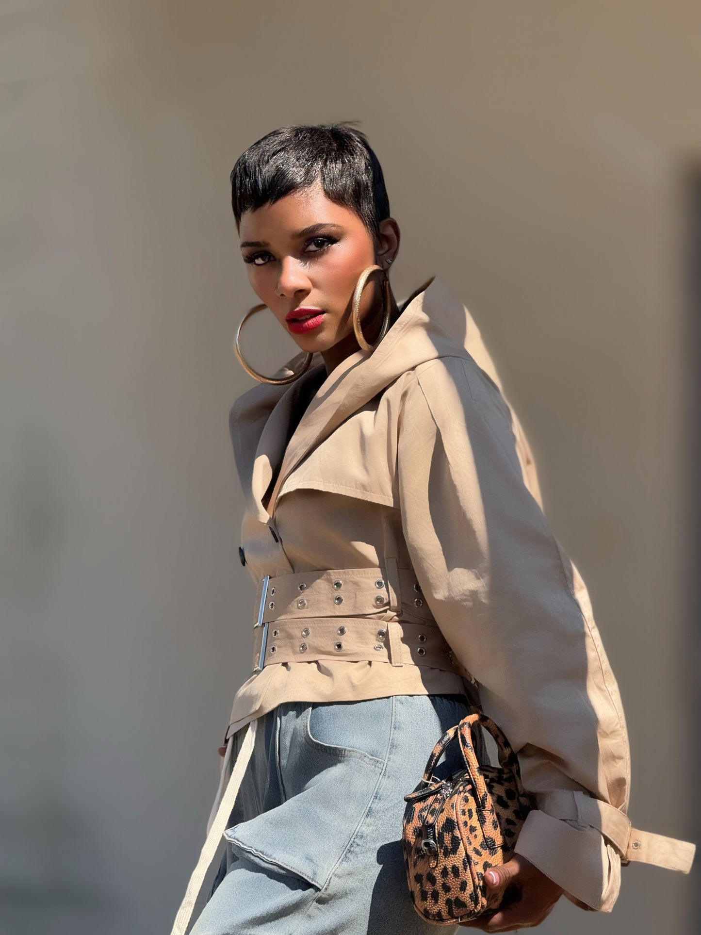 YAS EDIT Miyako Khaki Trench
