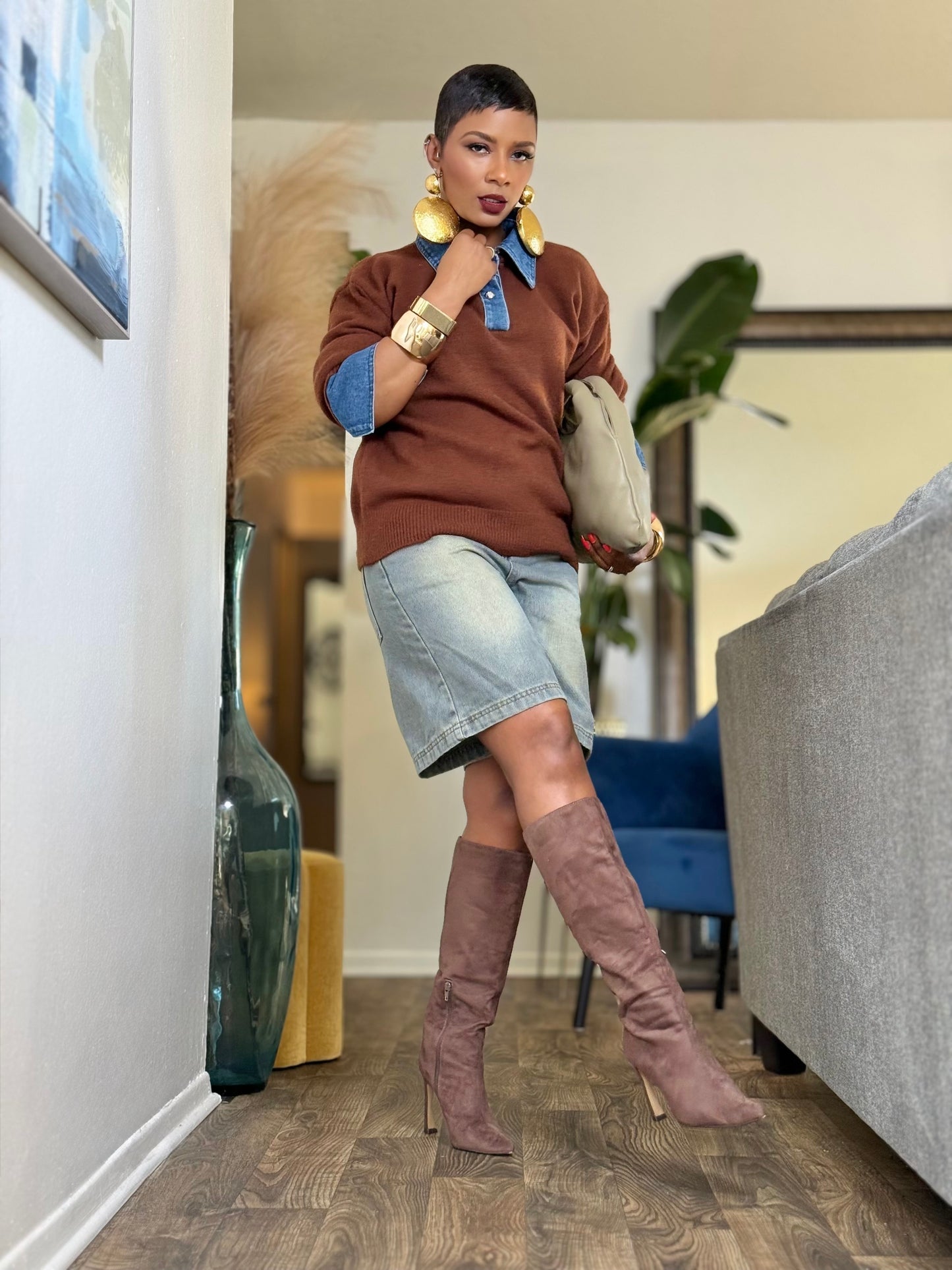 Siena YAS Sweater (One size up to 8/10)