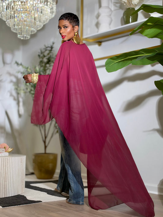 The Pyper Wine Duster (Available in 1X)