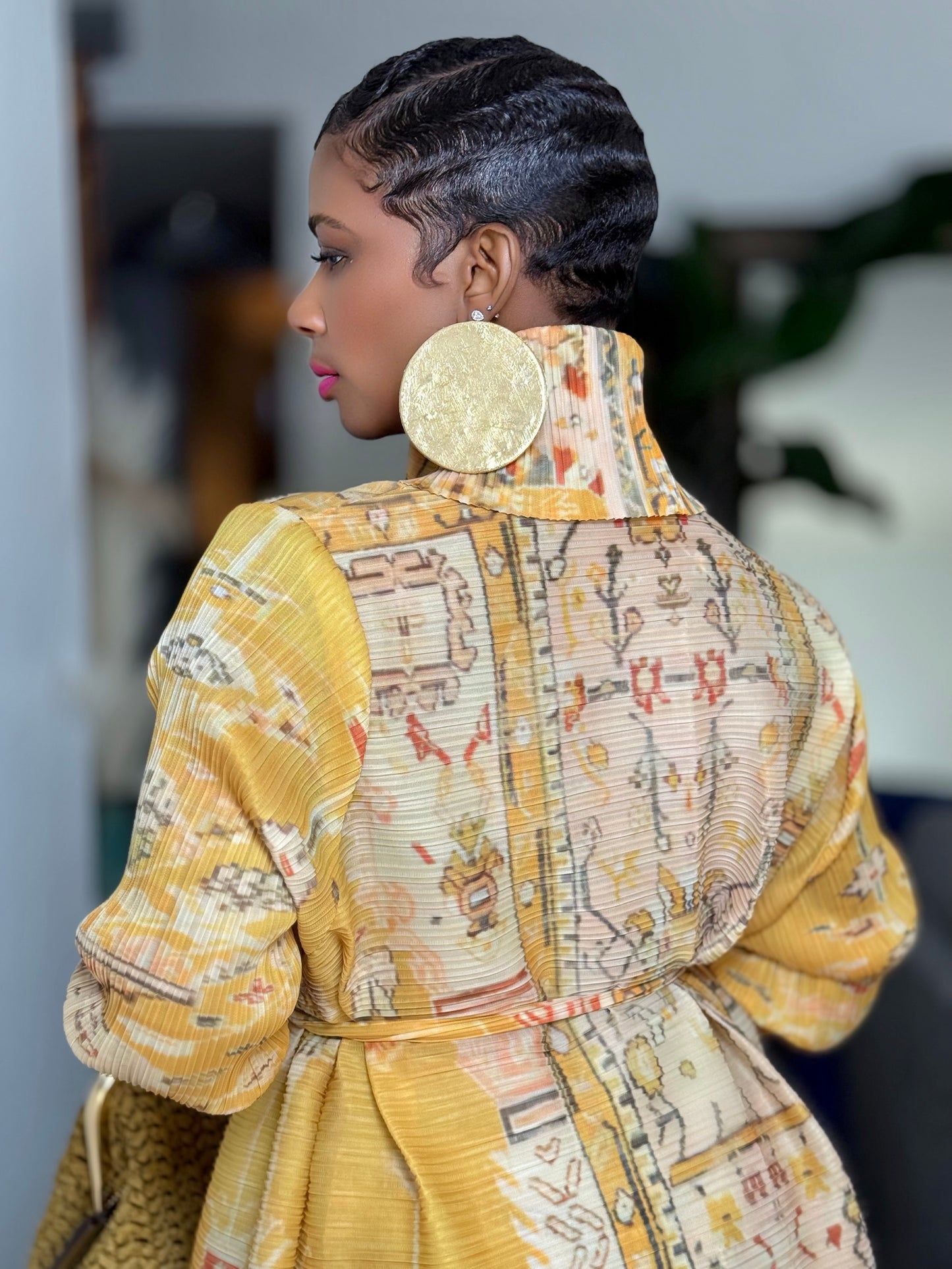 Atlas Drape Trench (One size up to 14)