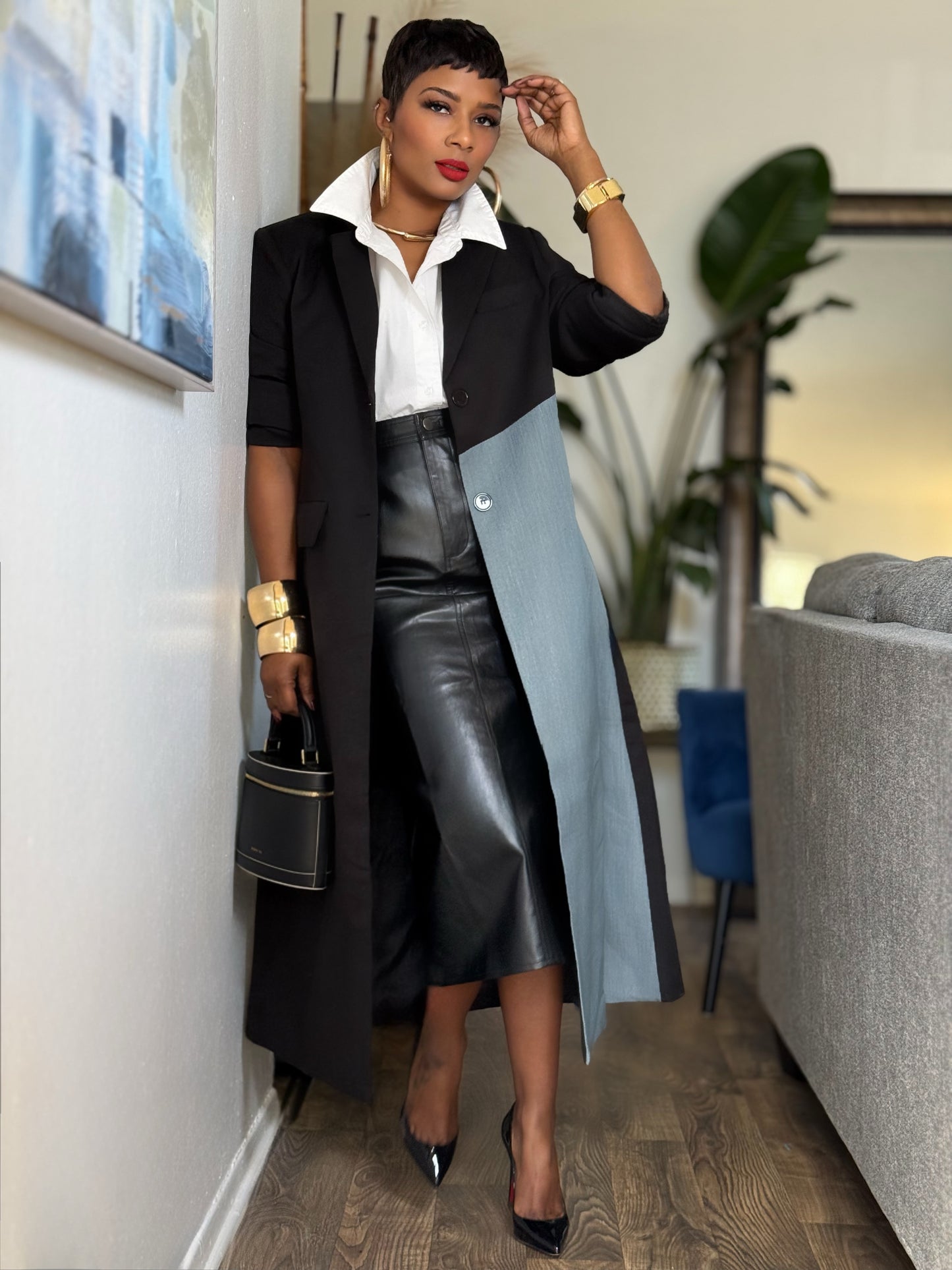 Brompton Tailor Denim Long Trench