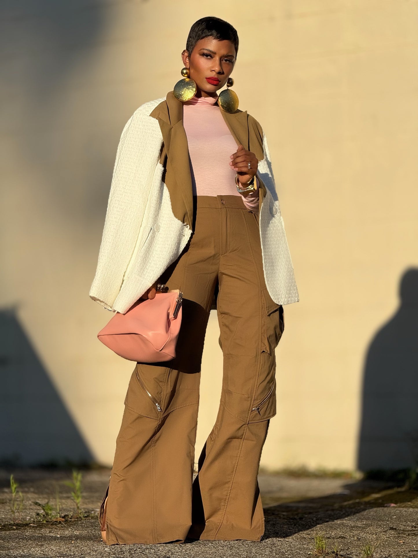 Candice Zipper Trousers