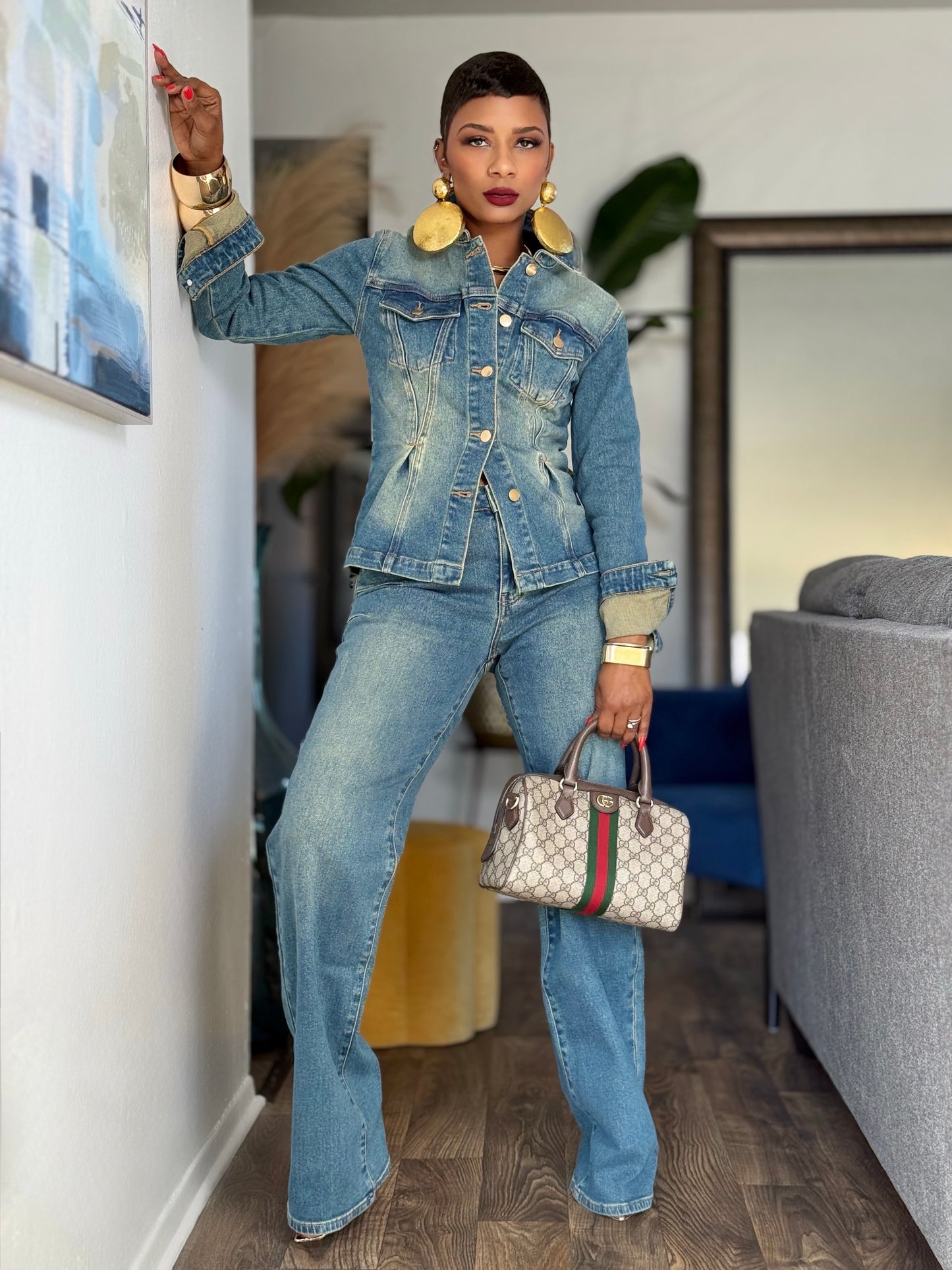Savannah Denim Set