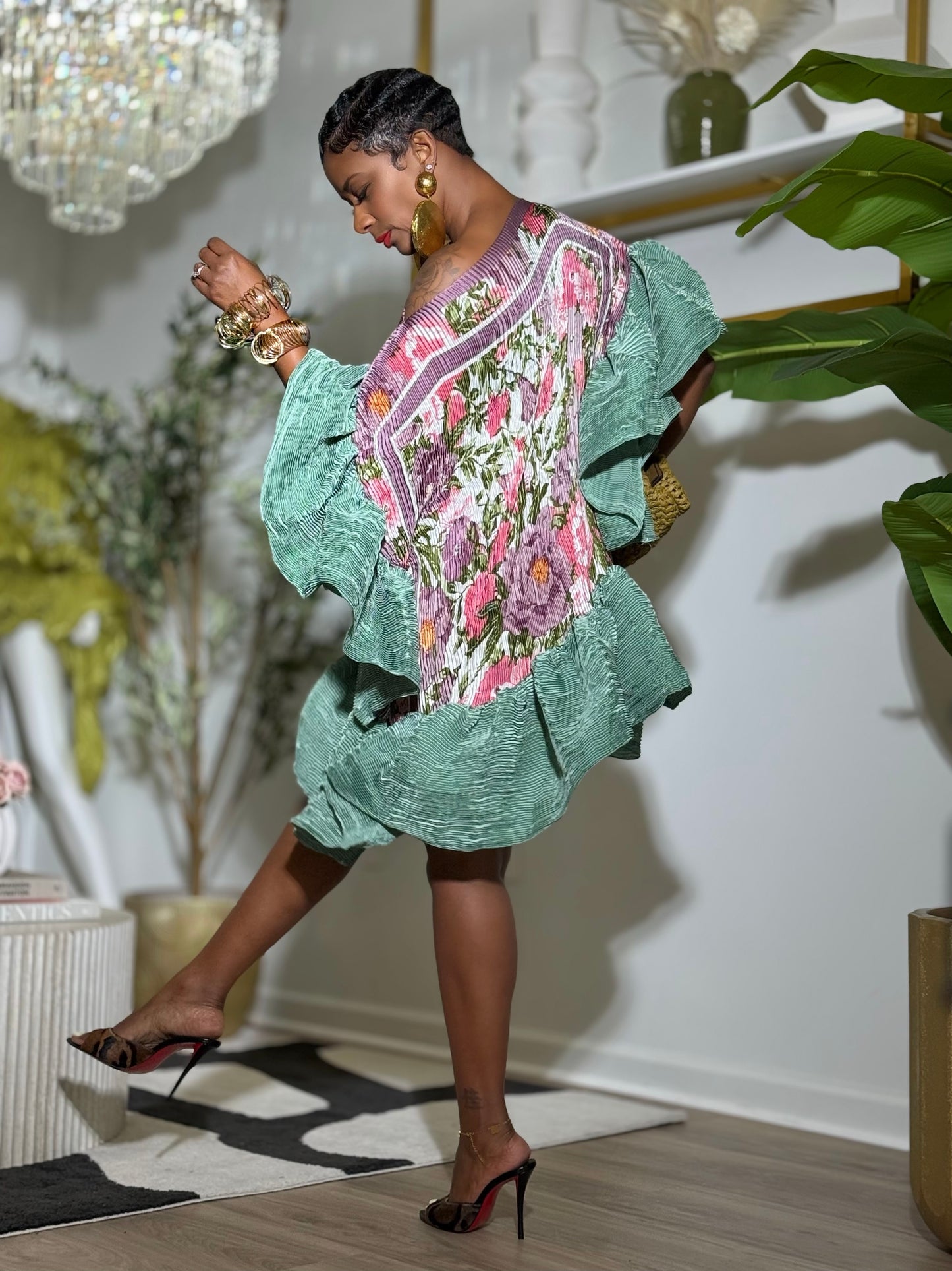 YAS EDIT Dalian Rose Tunic (One size up to 14)