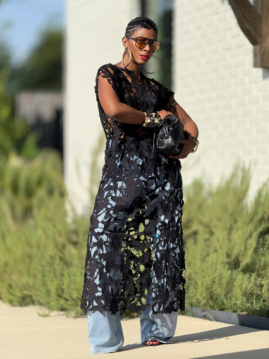 Chelsea Lace Dress (One size up to 12/14)