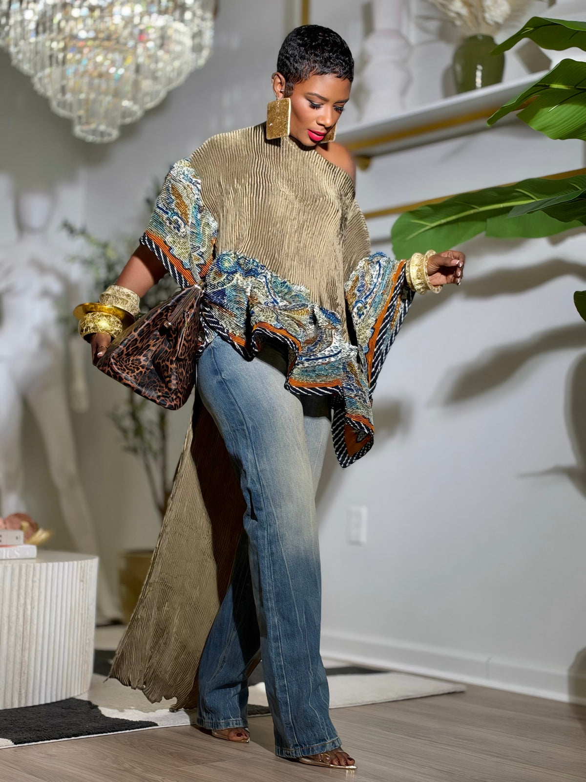 YAS EDIT Dalian Paisley Tunic (One size up to 14)