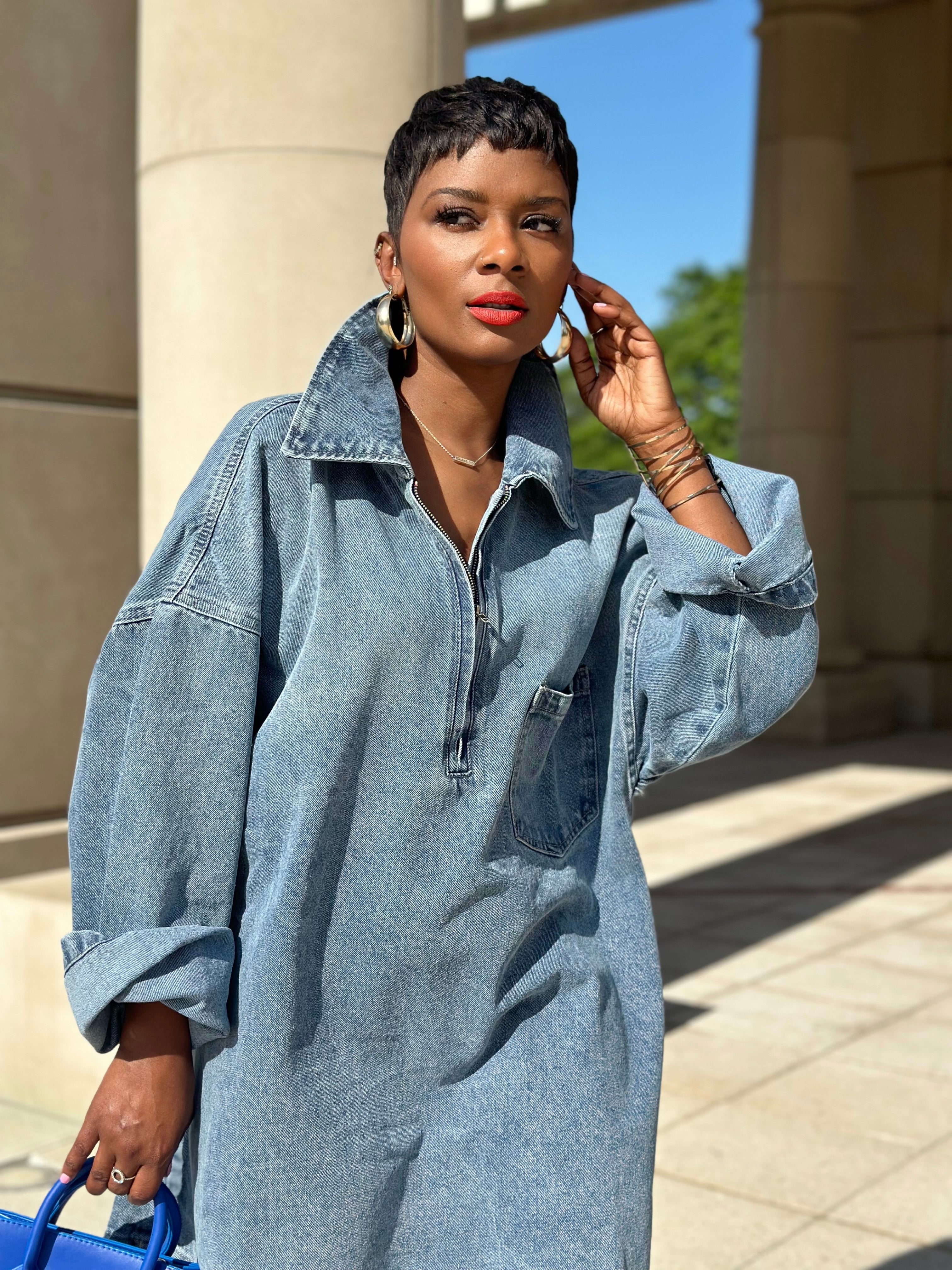 Denim dress xl deals