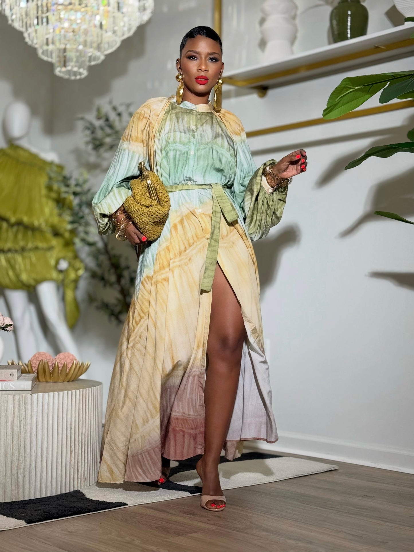 The Gilded Garden Maxi (One size up to 14)