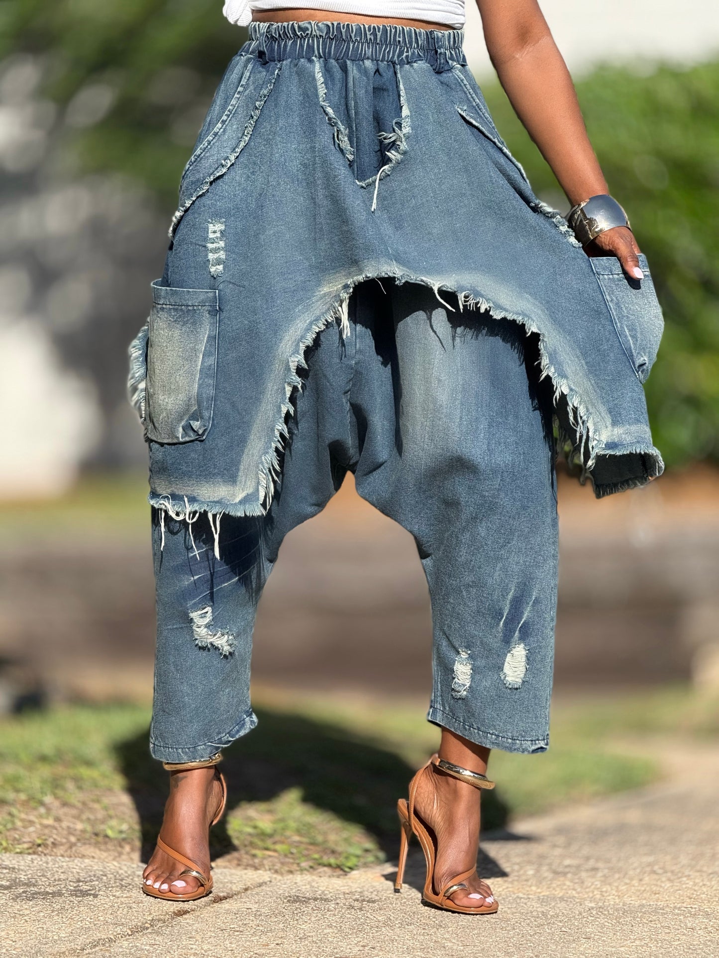 Dion Harem Denim (One size up to 14)