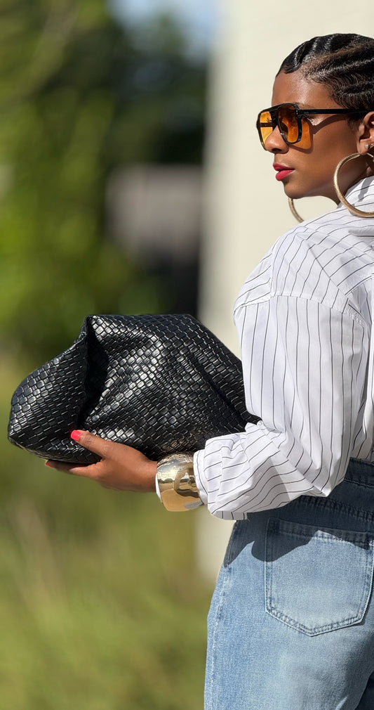 NYC Black Clutch