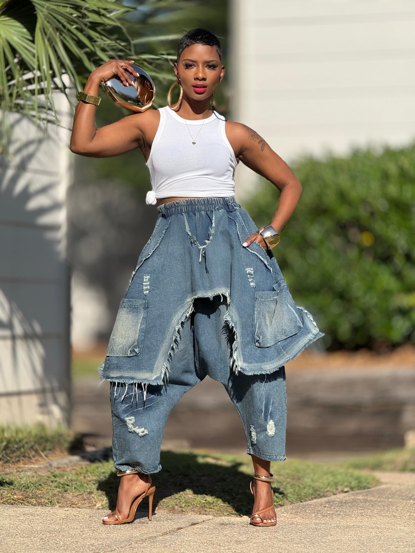 Dion Harem Denim (One size up to 14)